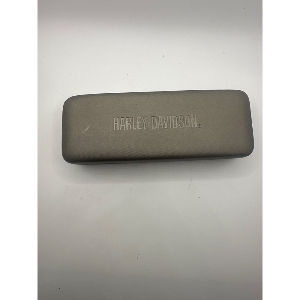 Harley-Davidson Eyeglass Case‎ Black & Gray With Hinged Lid